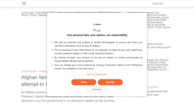 Screenshot of Infomigrants.net