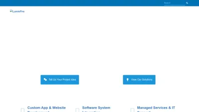 Screenshot of Luminfire.com