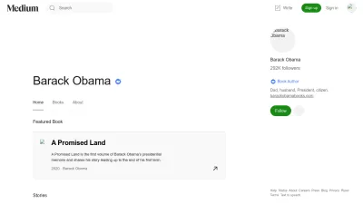 Screenshot of Barackobama.medium.com
