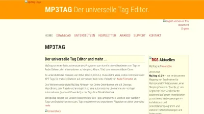 Screenshot of Mp3tag.de
