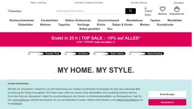 Screenshot of Klebefieber.de