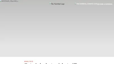 Screenshot of Thenarwhal.ca