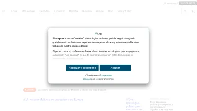Screenshot of Diariodemallorca.es