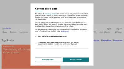 Screenshot of Ftadviser.com