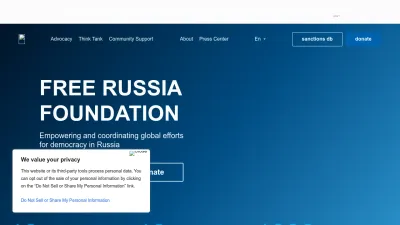 Screenshot of 4freerussia.org