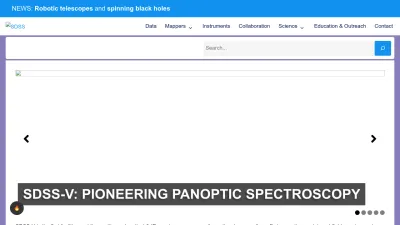Screenshot of Sdss.org