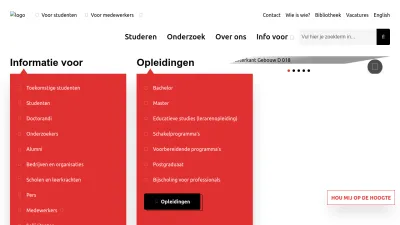 Screenshot of Uhasselt.be