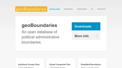 Screenshot of Geoboundaries.org
