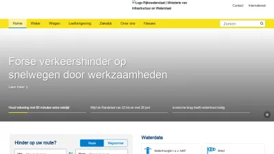 Screenshot of Rijkswaterstaat.nl