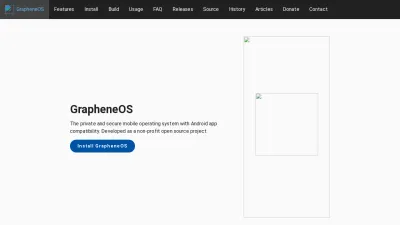 Screenshot of Grapheneos.org