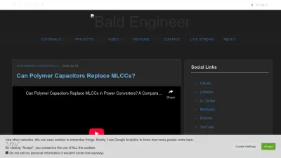 Screenshot of Baldengineer.com