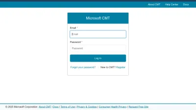 Screenshot of Cmt3.research.microsoft.com