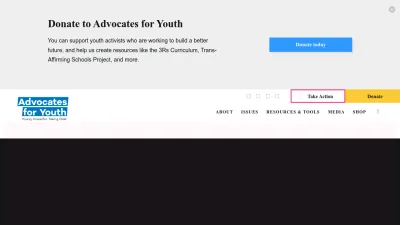 Screenshot of Advocatesforyouth.org
