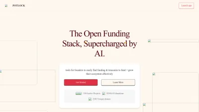 Screenshot of Potlock.org