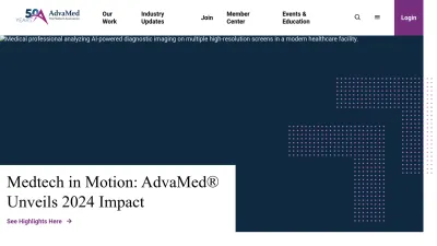 Screenshot of Advamed.org
