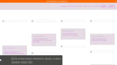 Screenshot of Davidbyrne.com