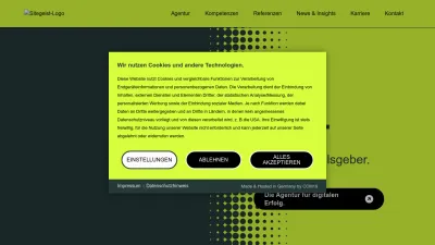 Screenshot of Sitegeist.de