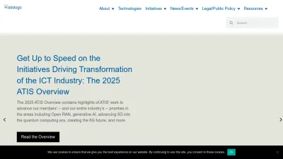 Screenshot of Atis.org