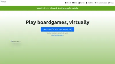 Screenshot of Vassalengine.org