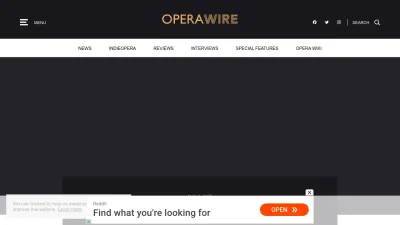 Screenshot of Operawire.com