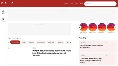 Screenshot of Pulse.ng