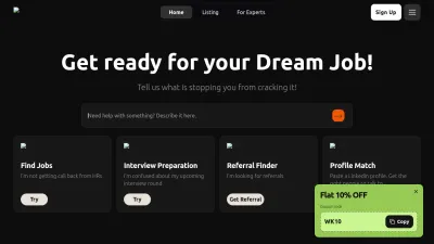 Screenshot of Topmate.io
