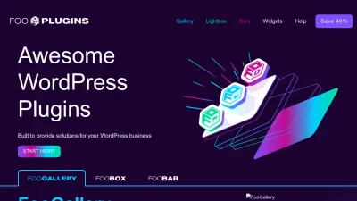 Screenshot of Fooplugins.com