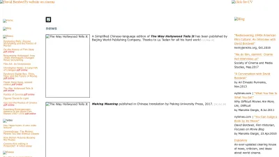 Screenshot of Davidbordwell.net