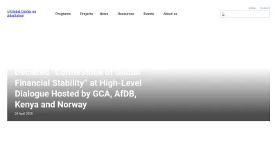 Screenshot of Gca.org