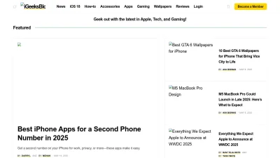 Screenshot of Igeeksblog.com