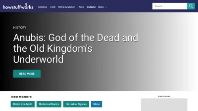 Screenshot of History.howstuffworks.com