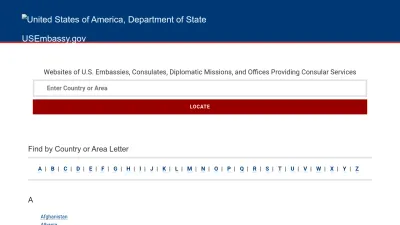 Screenshot of Usembassy.gov