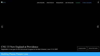 Screenshot of Cnu.org