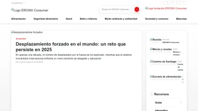 Screenshot preview of consumer.es