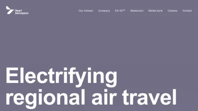 Screenshot of Heartaerospace.com