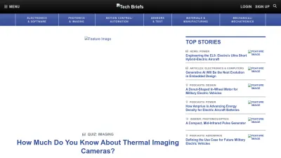 Screenshot of Techbriefs.com