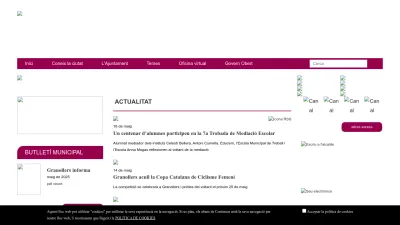 Screenshot of Granollers.cat