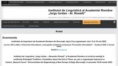Screenshot of Lingv.ro