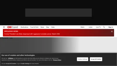 Screenshot of Travel.cnn.com