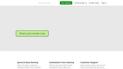 Screenshot of Screenleap.com