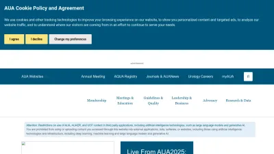 Screenshot of Auanet.org