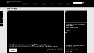Screenshot of Sabcnews.com