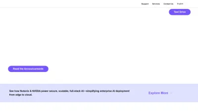 Screenshot of Nutanix.com