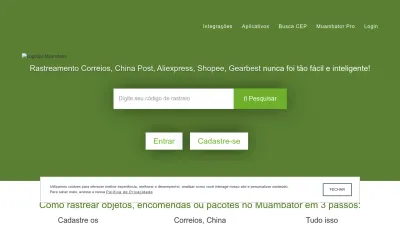 Screenshot of Muambator.com.br