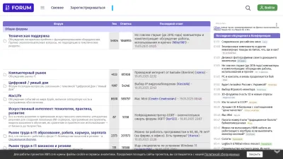Screenshot of Forum.ixbt.com