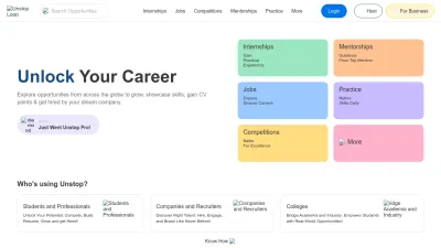 Screenshot of Unstop.com