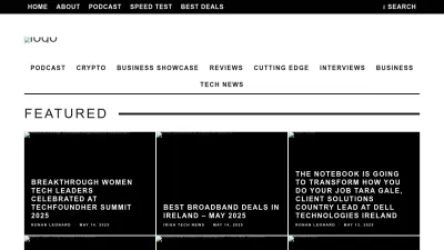 Screenshot of Irishtechnews.ie