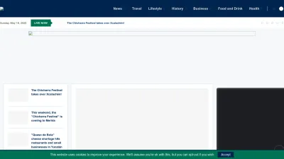 Screenshot of Theyucatantimes.com