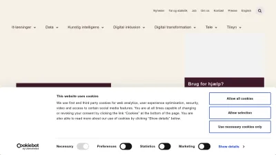 Screenshot preview of digst.dk