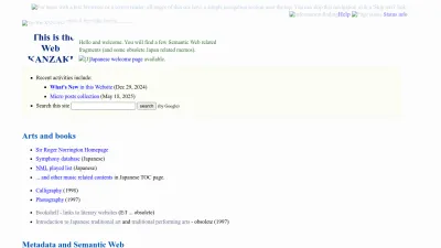 Screenshot of Kanzaki.com